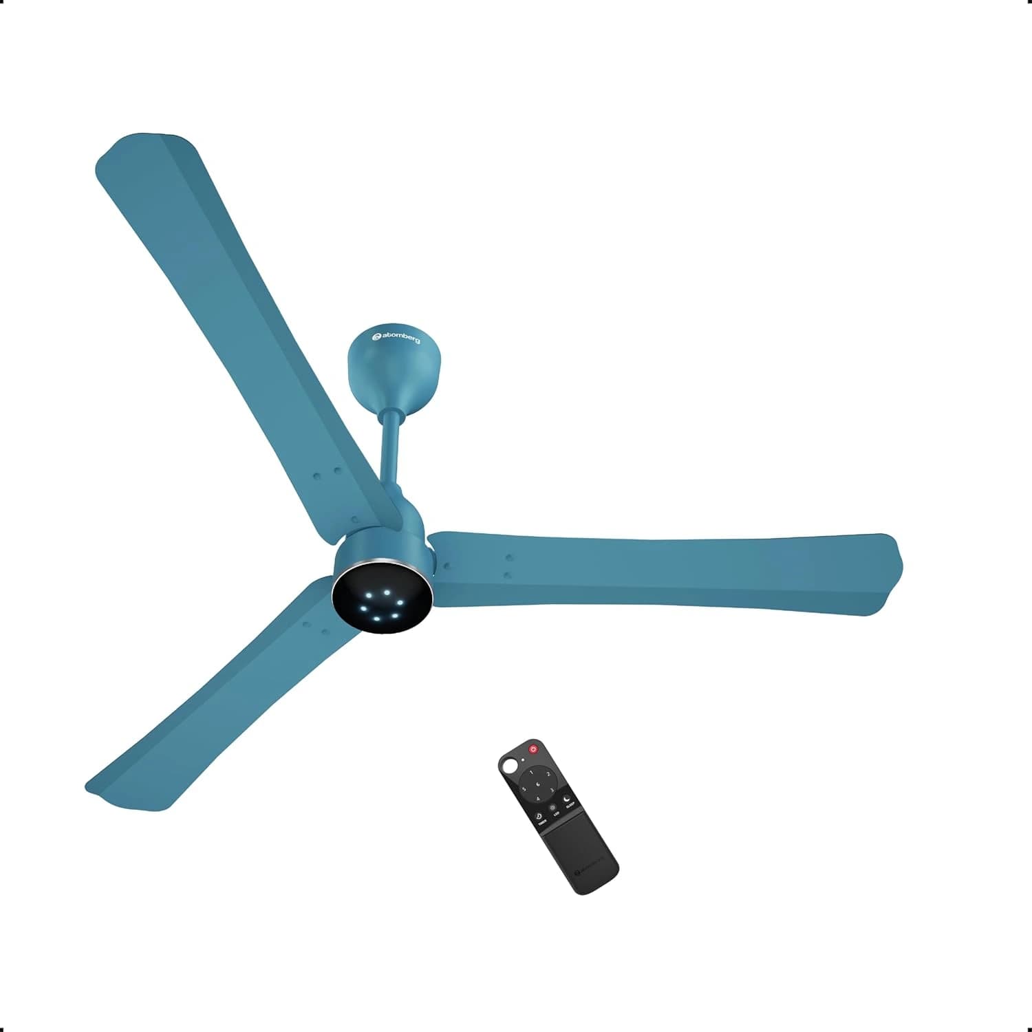 Atomberg Renesa Halo Smart BLDC Ceiling Fan 1200mm - Aegean Blue
