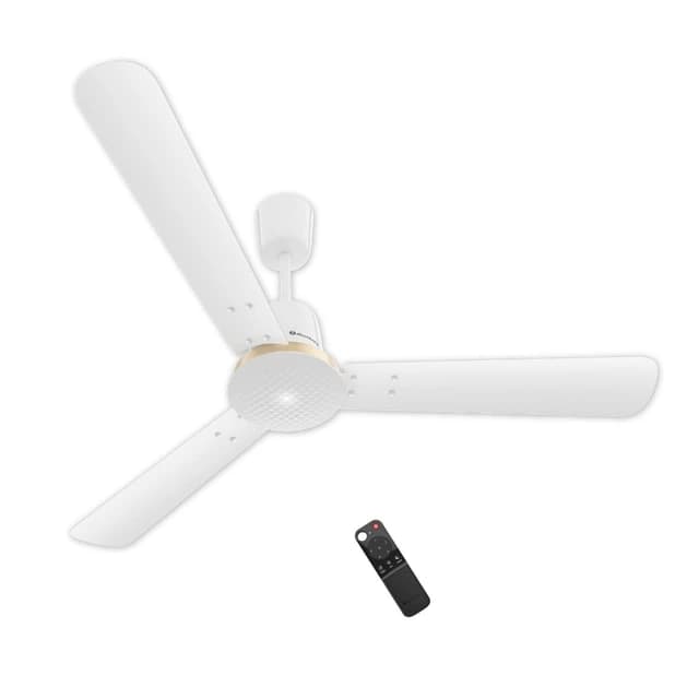 Atomberg Ikano Stylique BLDC Ceiling Fan with Remote - Gloss White
