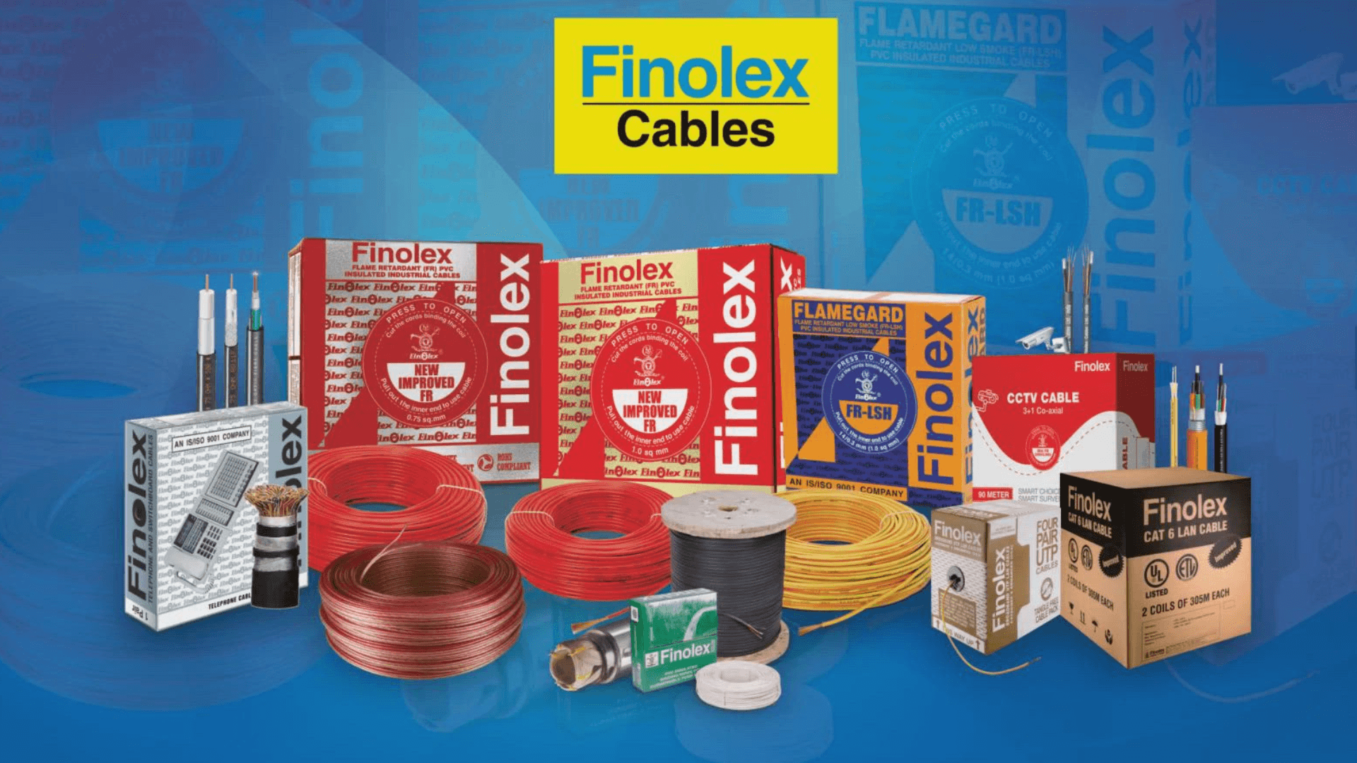 Electrical products display at JC Enterprises